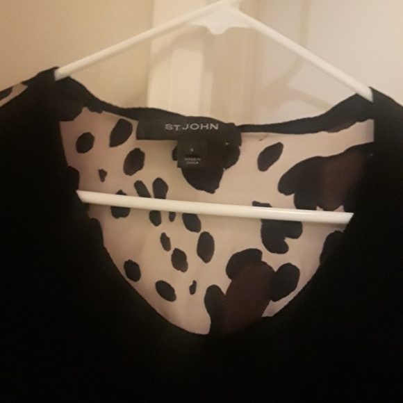 ST. john Leopard Blouse - Picture 2 of 3
